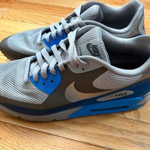 Nike Air Max 90 Hyperfuse, Very Good Condition, Gray/Blue, Size 11